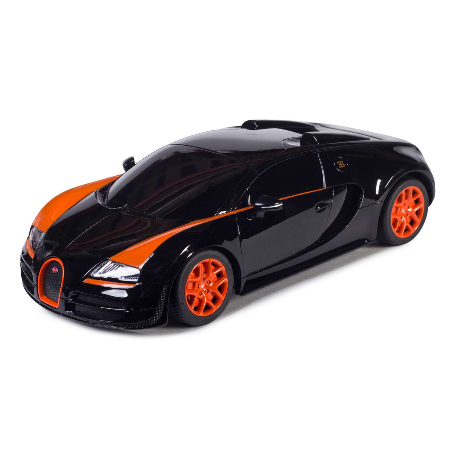 Машинка р/у Rastar Bugatti VeyronVitesse1:18 черная - фото 2