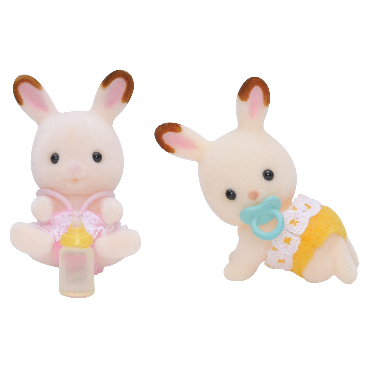 Двойняшки Sylvanian Families Кролики-двойняшки Шоколадные купить по цене  799 ₽ в интернет-магазине Детский мир