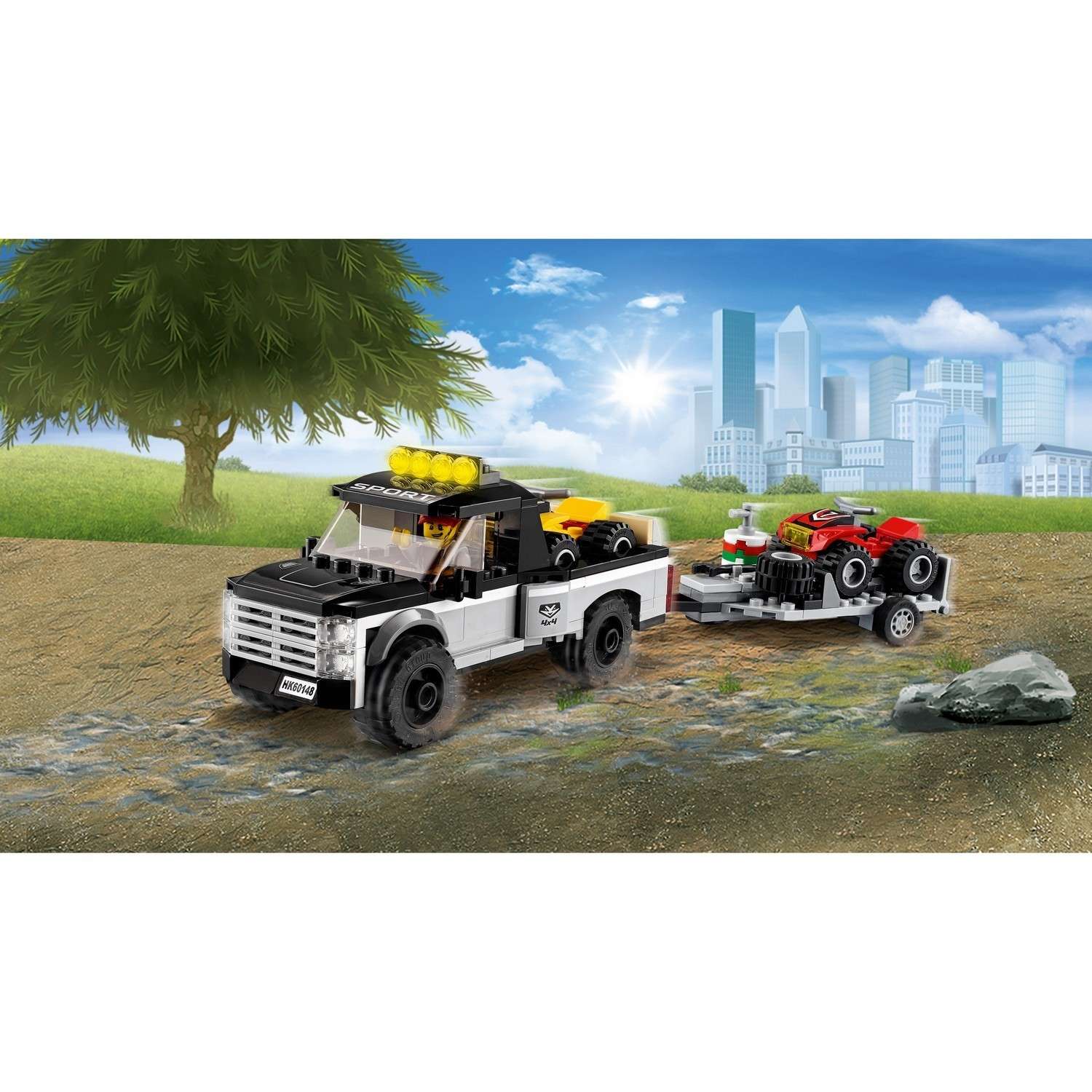 Конструктор LEGO City Great Vehicles Гоночная команда (60148) - фото 6