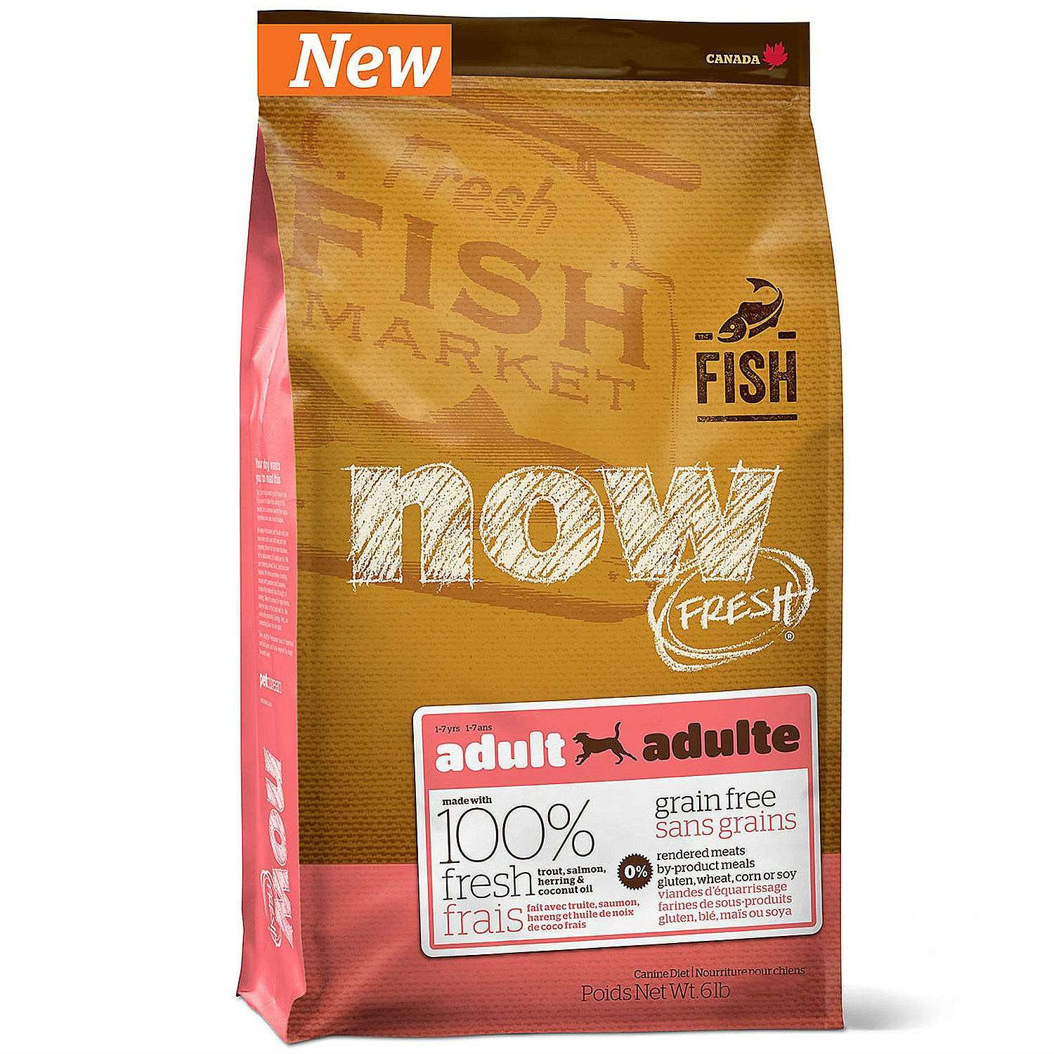 Корм для собак Now Fresh 11,3кг беззерновой с форелью лососем и овощами сухой - фото 1