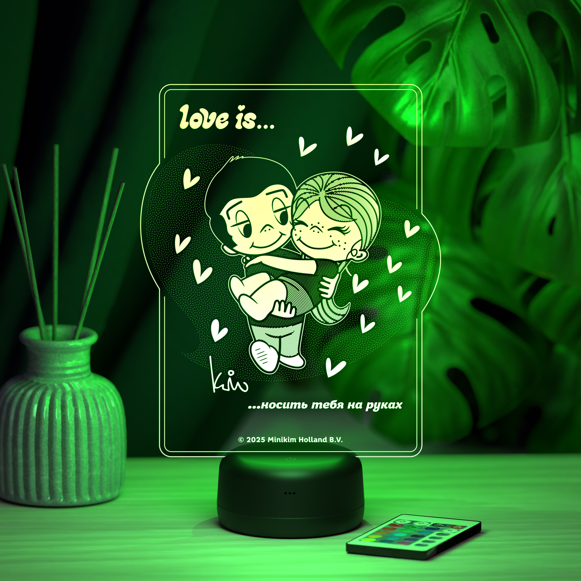 Ночник Love is.. Носить тебя на руках - фото 13