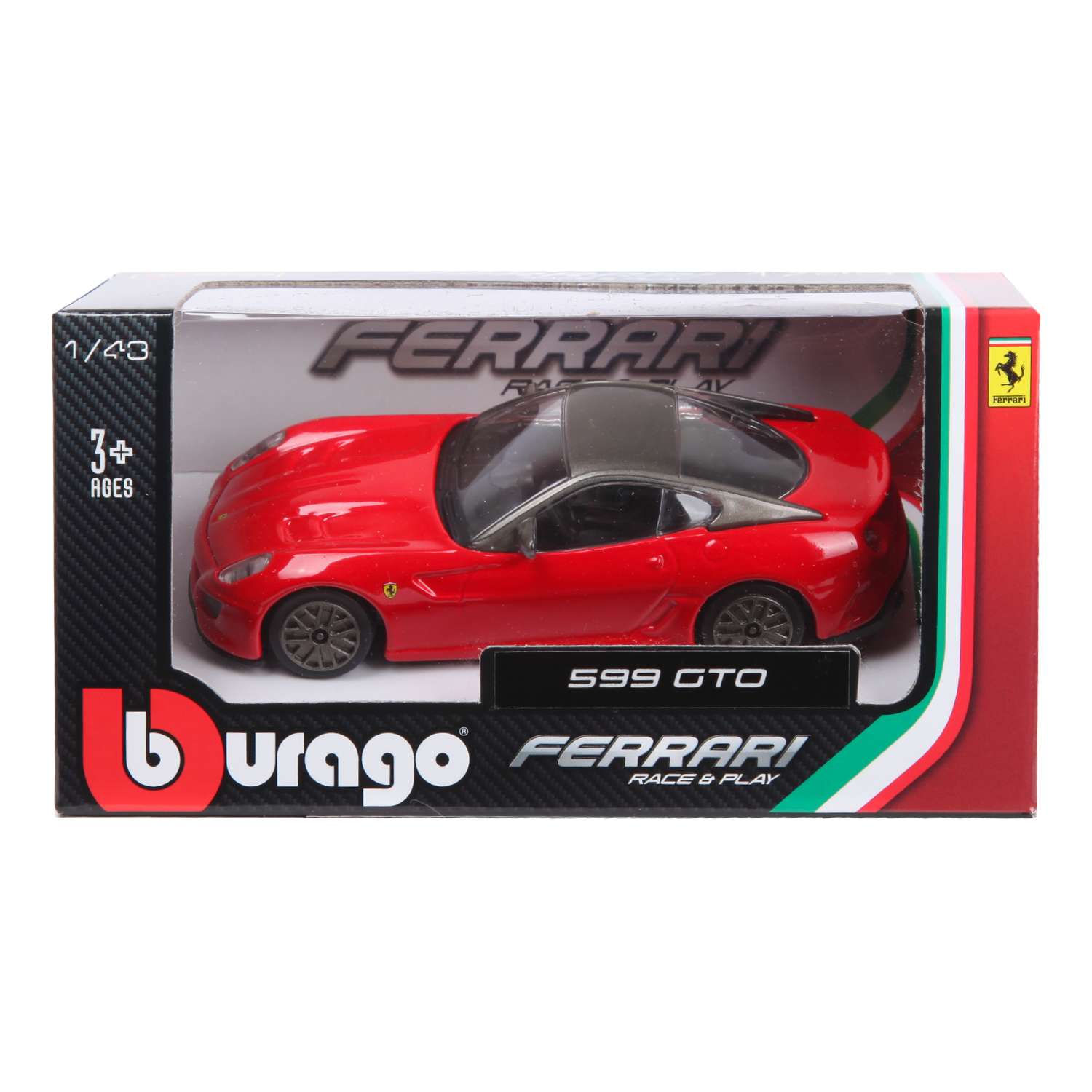 Машина BBurago 1:43 Ferrari 599Gto 18-31131W 18-31131W - фото 2