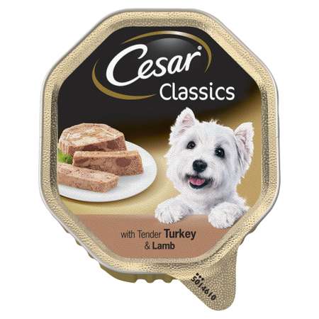 Корм для собак Cesar 150г паштет из индейки и ягненка