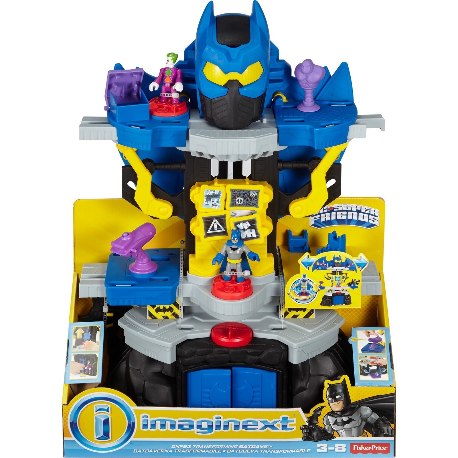 Набор игровой IMAGINEXT DC Super Friends Трансформируемая пещера Бэтмана DNF93 - фото 2