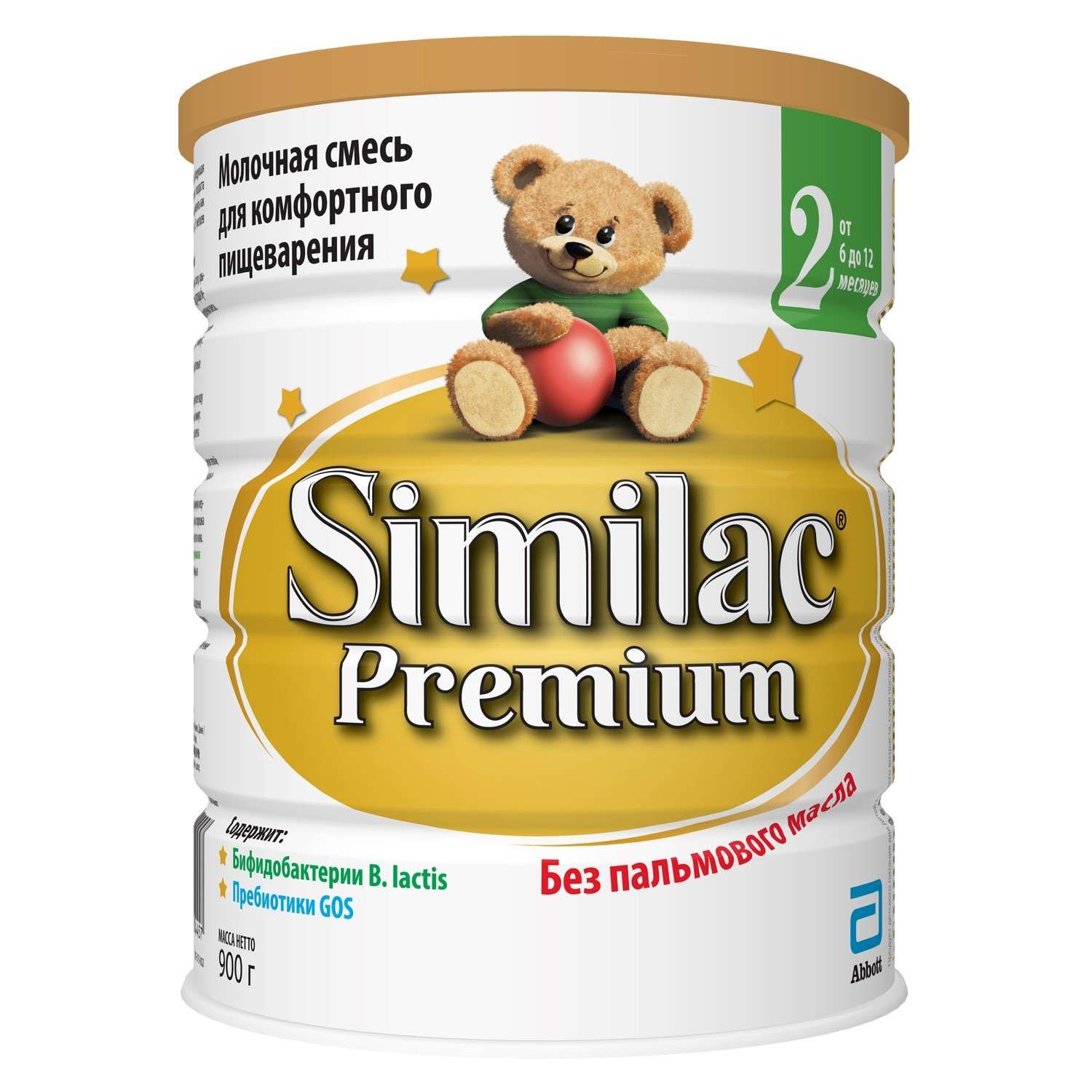 Смесь Similac Premium 2 900г с 6 до 12 месяцев - фото 1