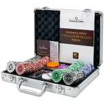 Покерный набор HitToy Ultimate 200 фишек с номиналом в чемодане