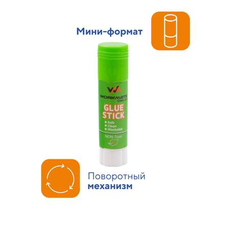 Клей-карандаш WORKMATE PVA 8 г/* упаковка 4 шт