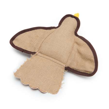 Игрушка для собак Barbaks Голубка Клавдия из кожи с канатиком 32*31см