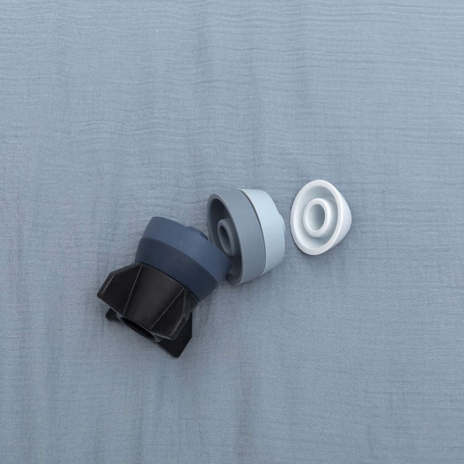 Комплект постельного белья LUKNO Муслиновое полутороспальное голубой 3 предмета - фото 9