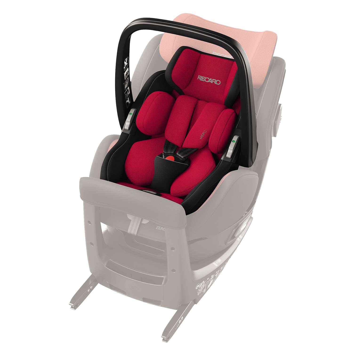 Автокресло Recaro Zero 1 Elite R129 Racing Red - фото 4