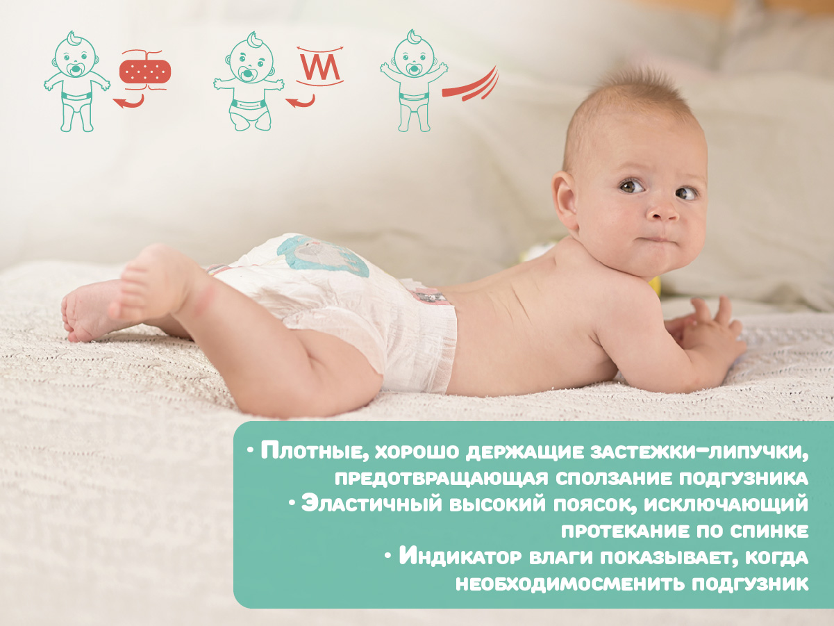 Трусики INOCHIBABY M 64 шт. - фото 4