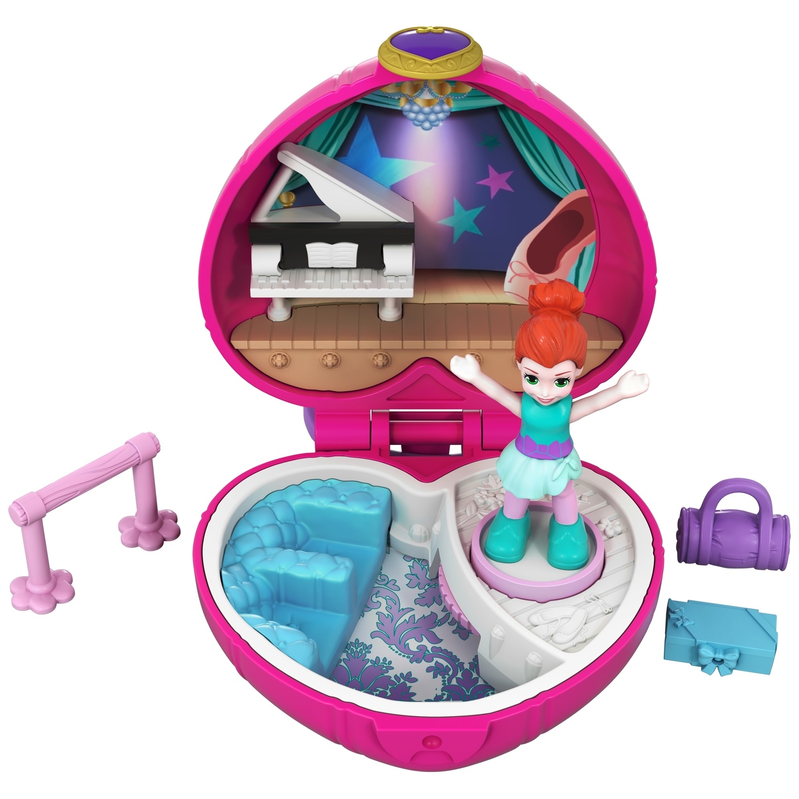 Набор игровой POLLY POCKET 6 компактный FWN41 FRY29 - фото 4