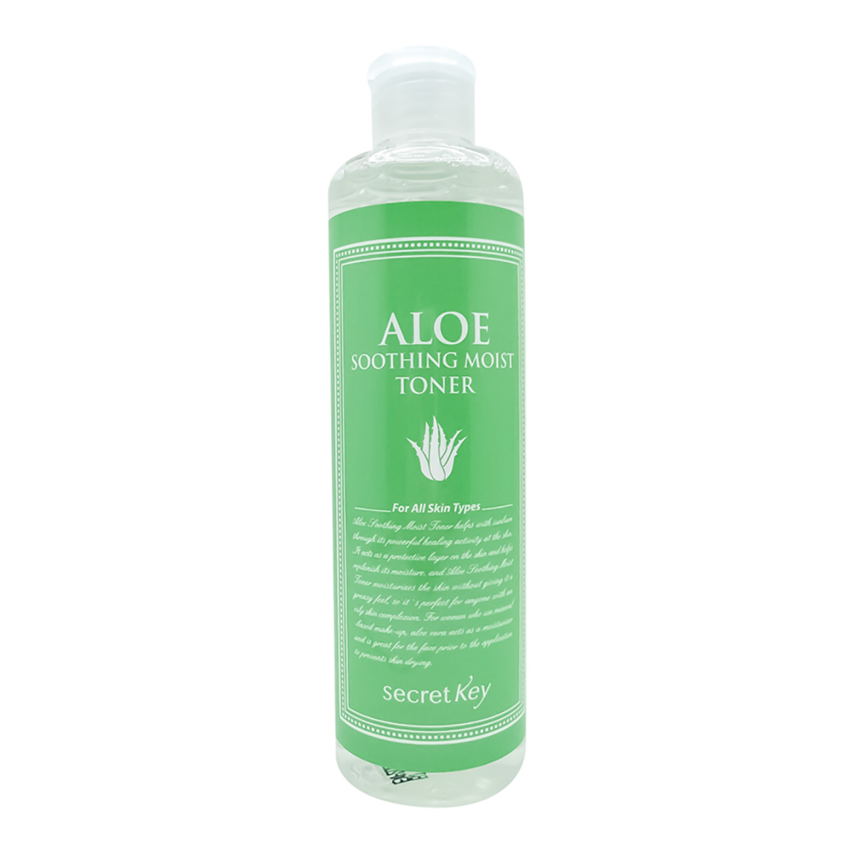 Тонер для лица SECRET KEY натуральный увлажняющий с 98% экстрактом алоэ вера Aloe Soothing Moist Toner 248мл - фото 1