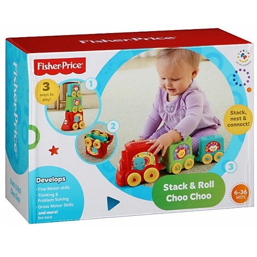 Кубики-блоки Fisher Price Паровозики в ассортименте - фото 4