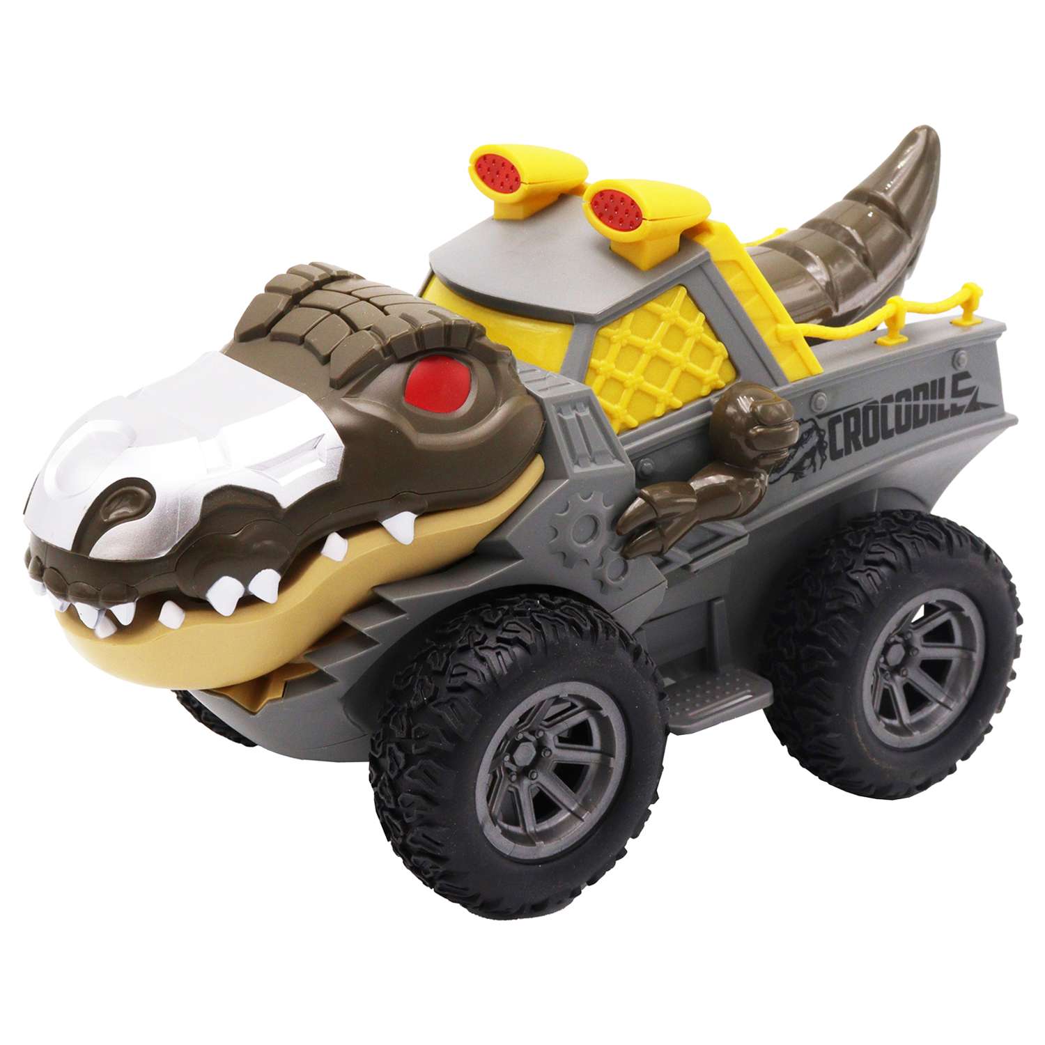 Машинка Funky Toys Крокодил Коричневый FT0735702 FT0735702 - фото 1