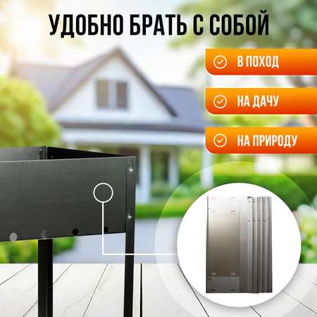 Мангал сборный Mellingward Эконом