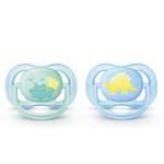 Пустышка Philips Avent серии Ultra Air Desing Динозавр 0-6 мес., 2 шт. SCF344/20