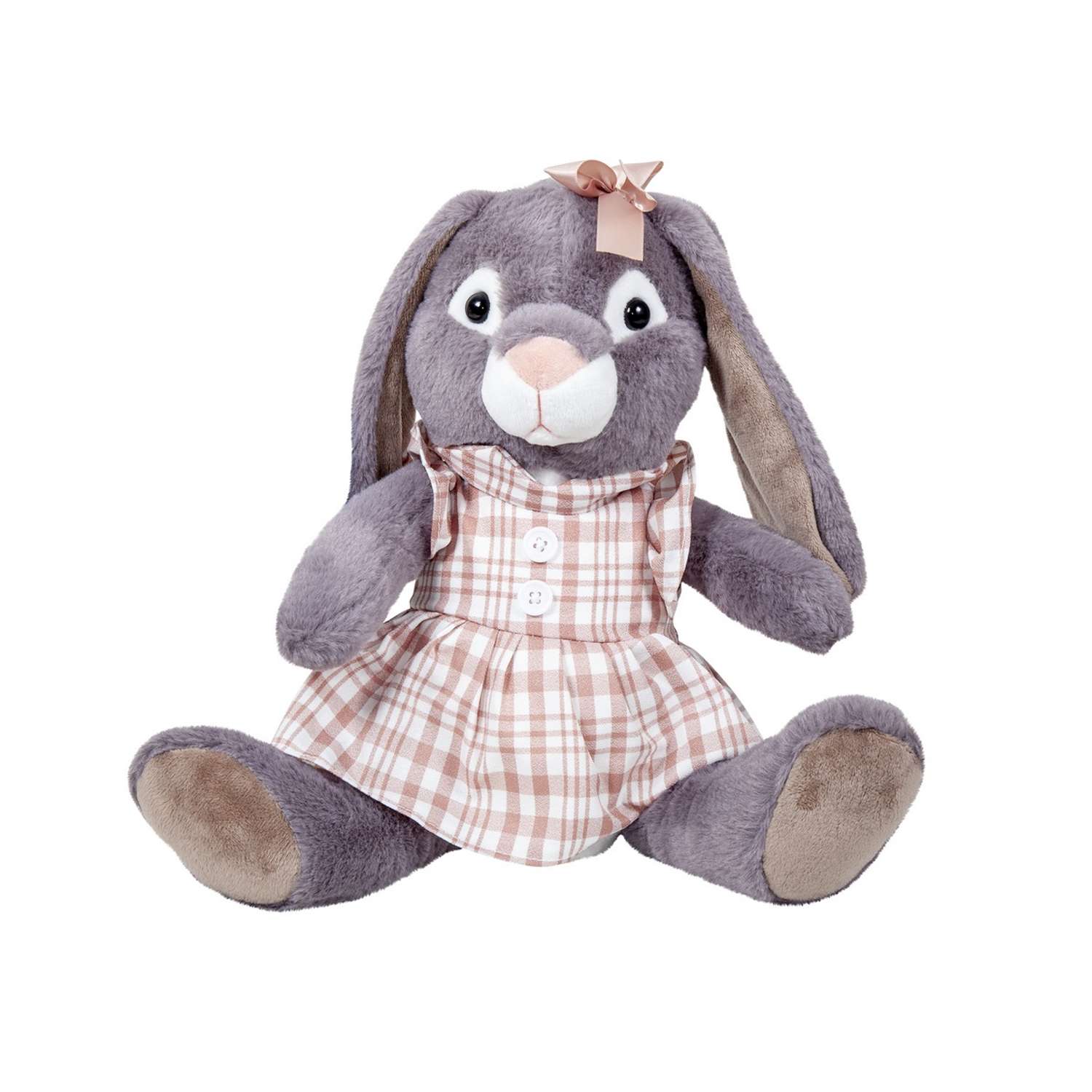 Игрушка мягкая Bebelot Крольчонок в платье 28 см - фото 1