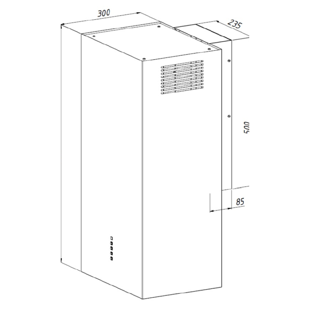 Кухонная вытяжка AKPO WK-4 Terra eco 40 см. черный - фото 10