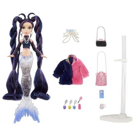 Кукла-русалка MGA Mermaze Mermaidz Nera меняющая цвет с аксессуарами
