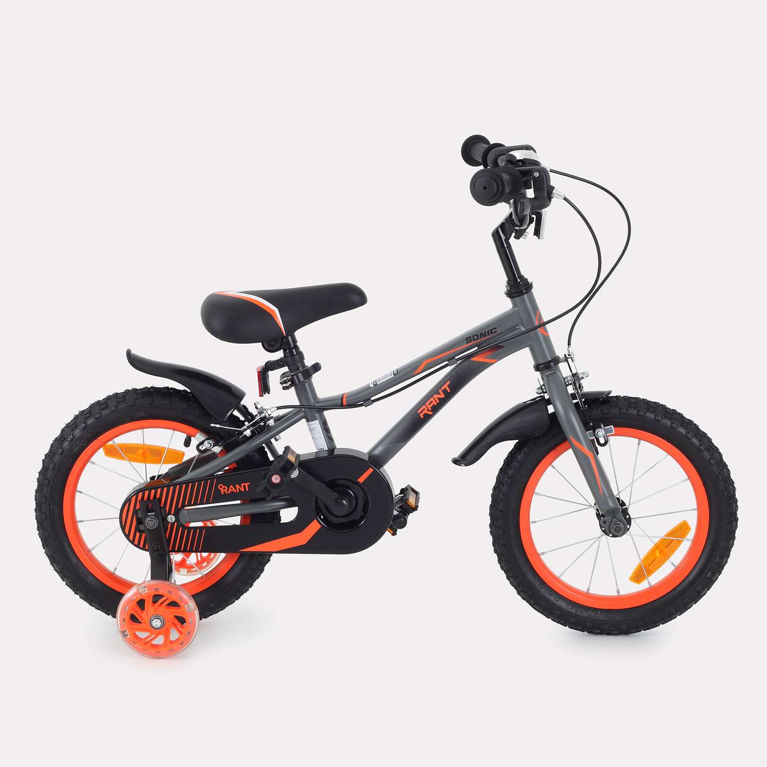Велосипед 2-х колесный детский Rant Sonic графит 14 - фото 2
