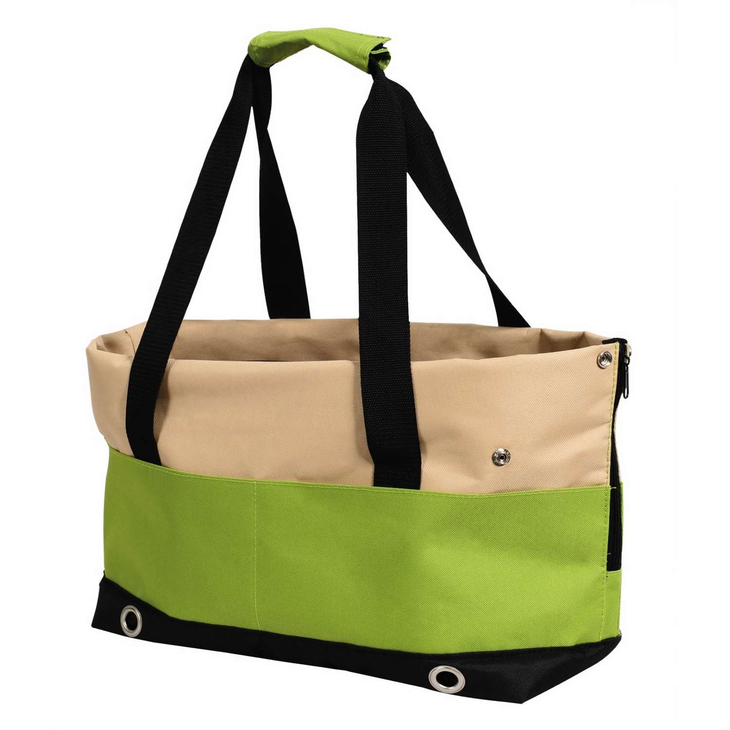 Переноска-сумка Nobby Salta малая Бежевая-Зеленая - фото 1