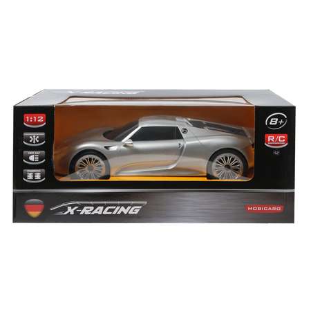 Машина Mobicaro РУ 1:12 Porsche Silver 918 3751-Slv