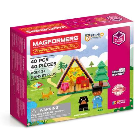 Магнитный конструктор MAGFORMERS Camping Adventure Set 40 деталей