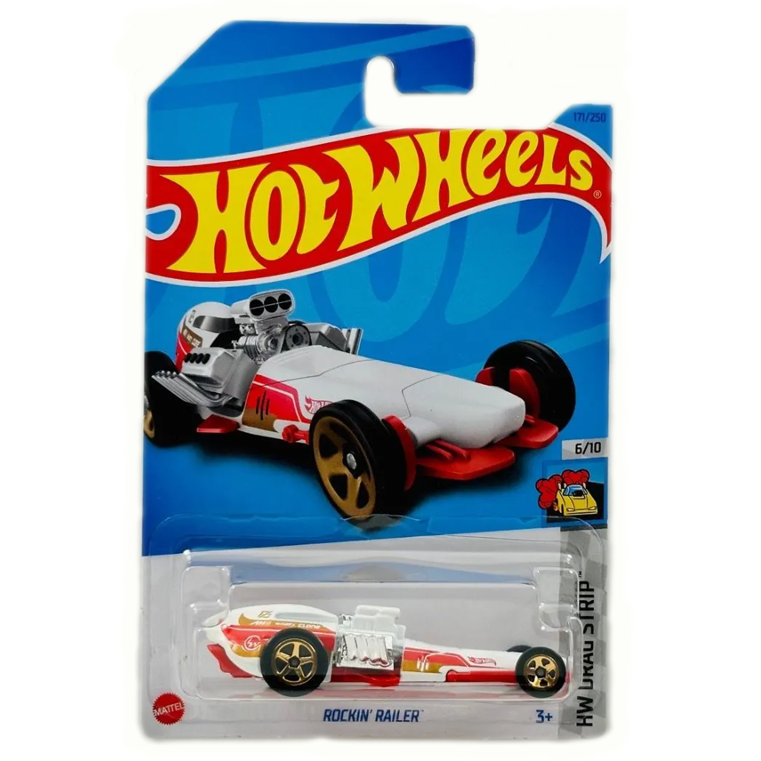 Болид Hot Wheels rockin railer 1:64 без механизмов 5785-A171-HKG53 - фото 1