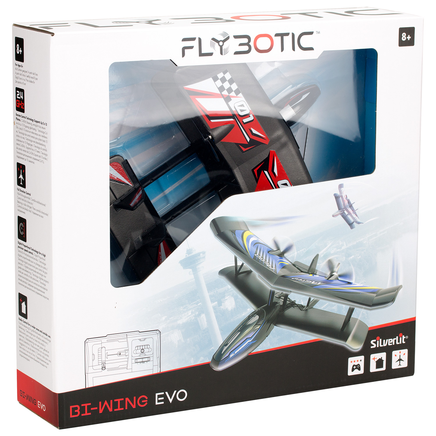 Самолет Flybotic РУ Эво с двойным крылом 85739 - фото 6