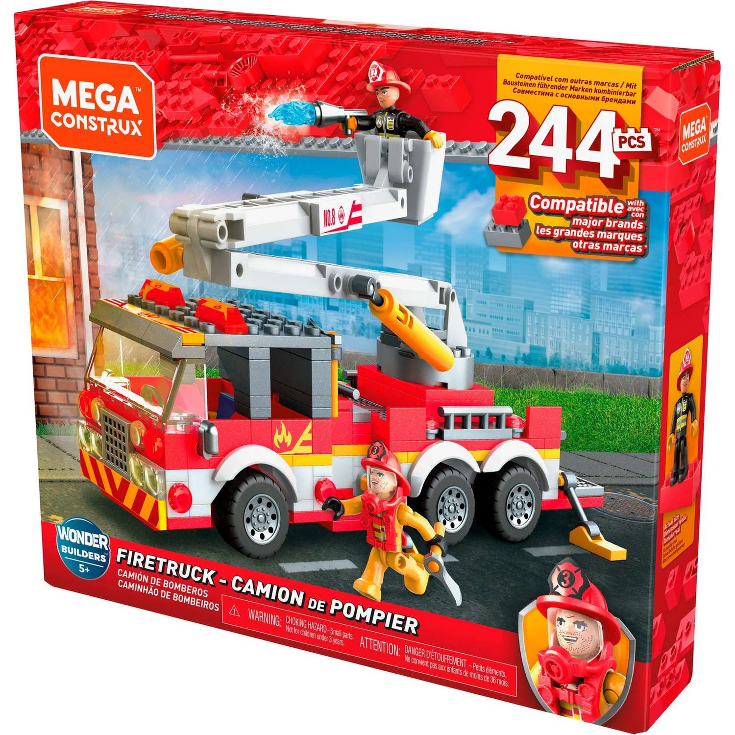 Конструктор Mega Construx Пожарная машина GLK54 - фото 3