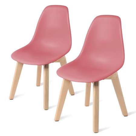 Набор стульев скандинавских KidWick Narvik розовый