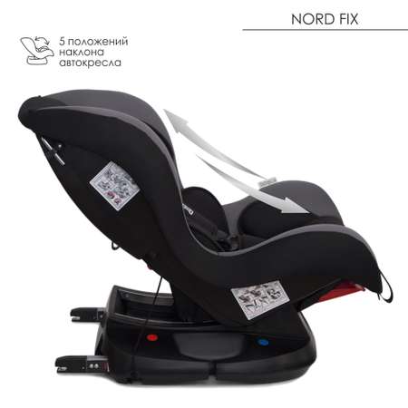 Автокресло Babyton Nord Fix Black-Grey Isofix 0+/1 (0-18 кг)