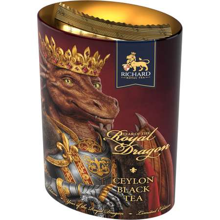 Чай подарочный Richard Year of the Royal Dragon Король чёрн лист круп 80г жесть