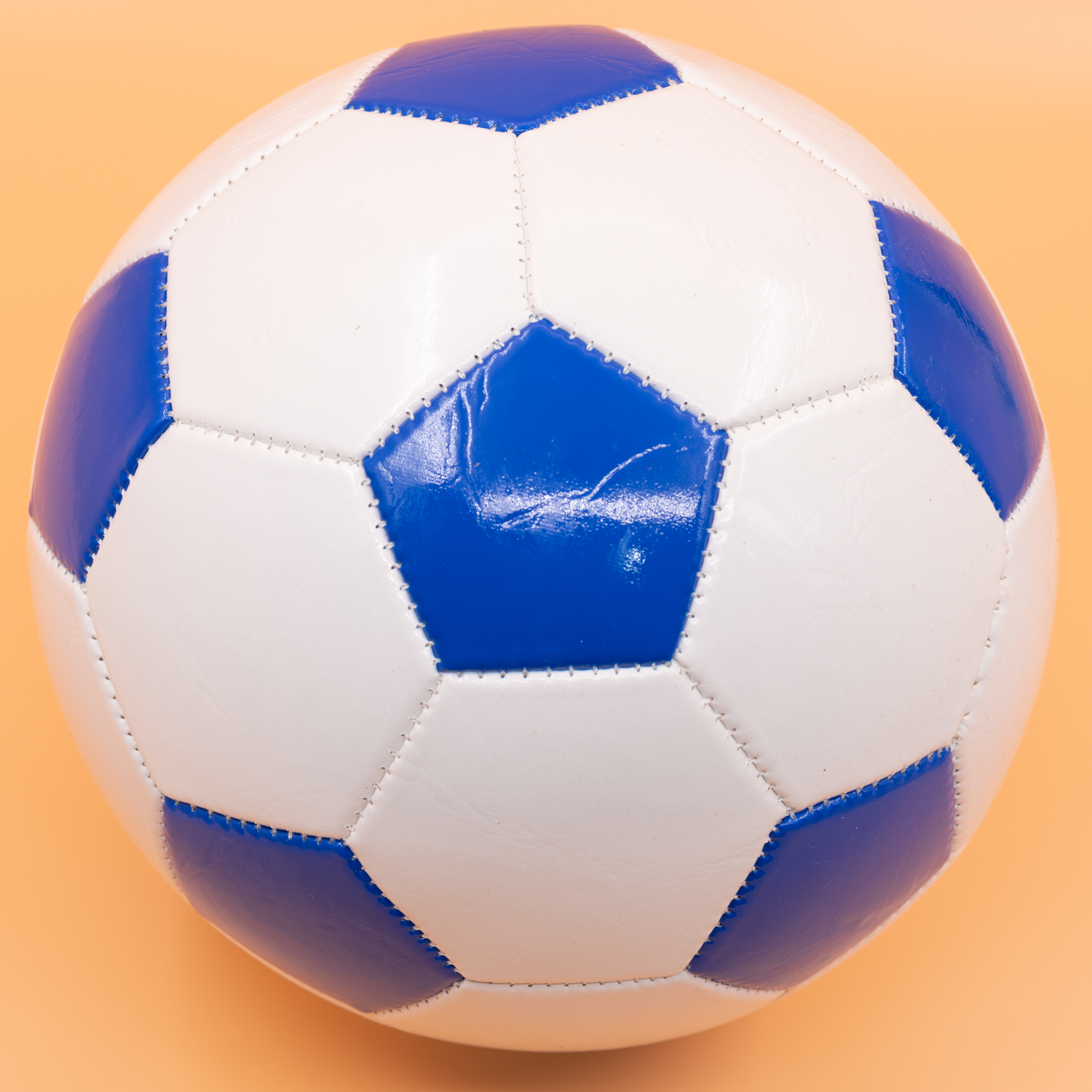 Мяч футбольный Bolalar Синий - фото 4