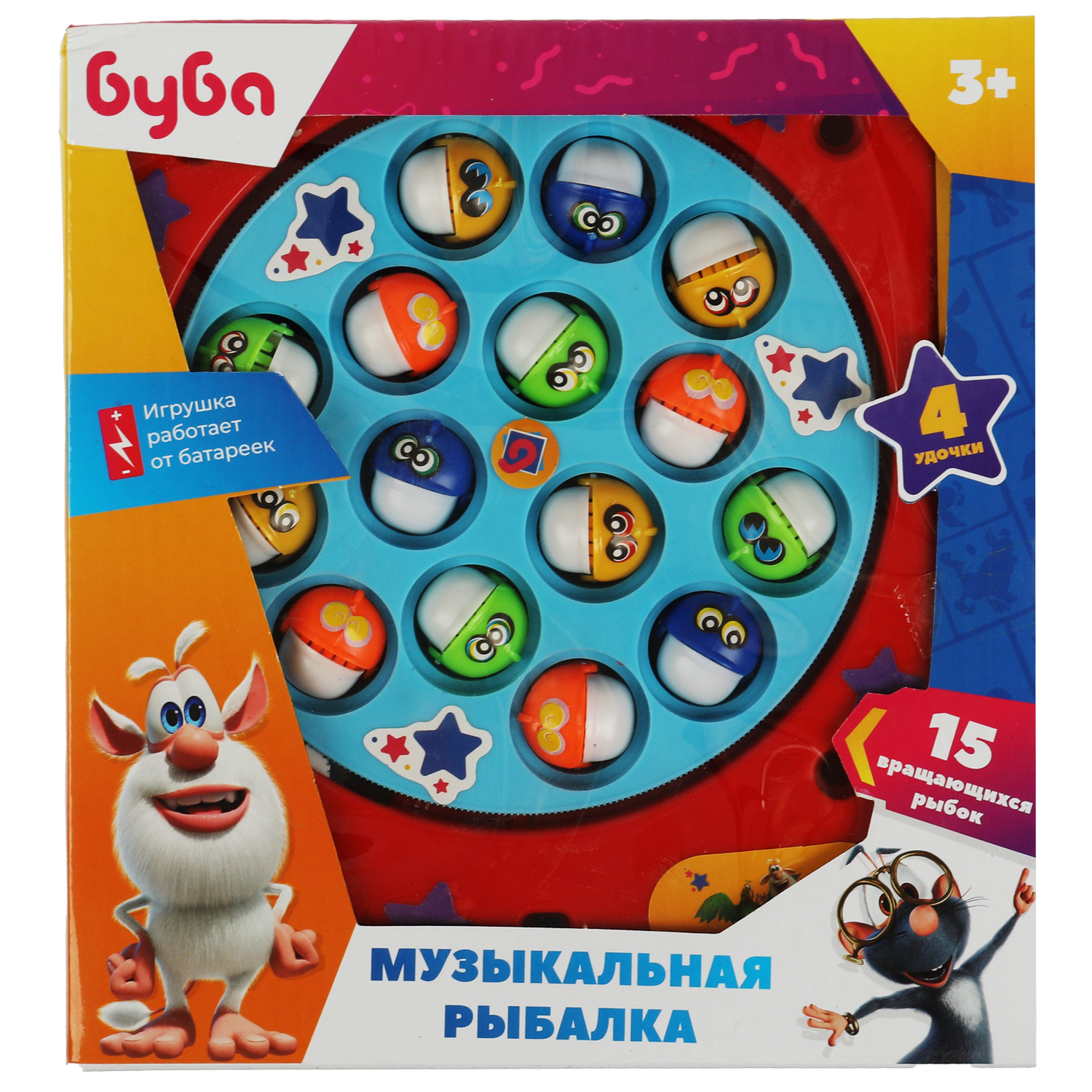 Игрушка Играем вместе Буба Рыбалка 344325 - фото 1