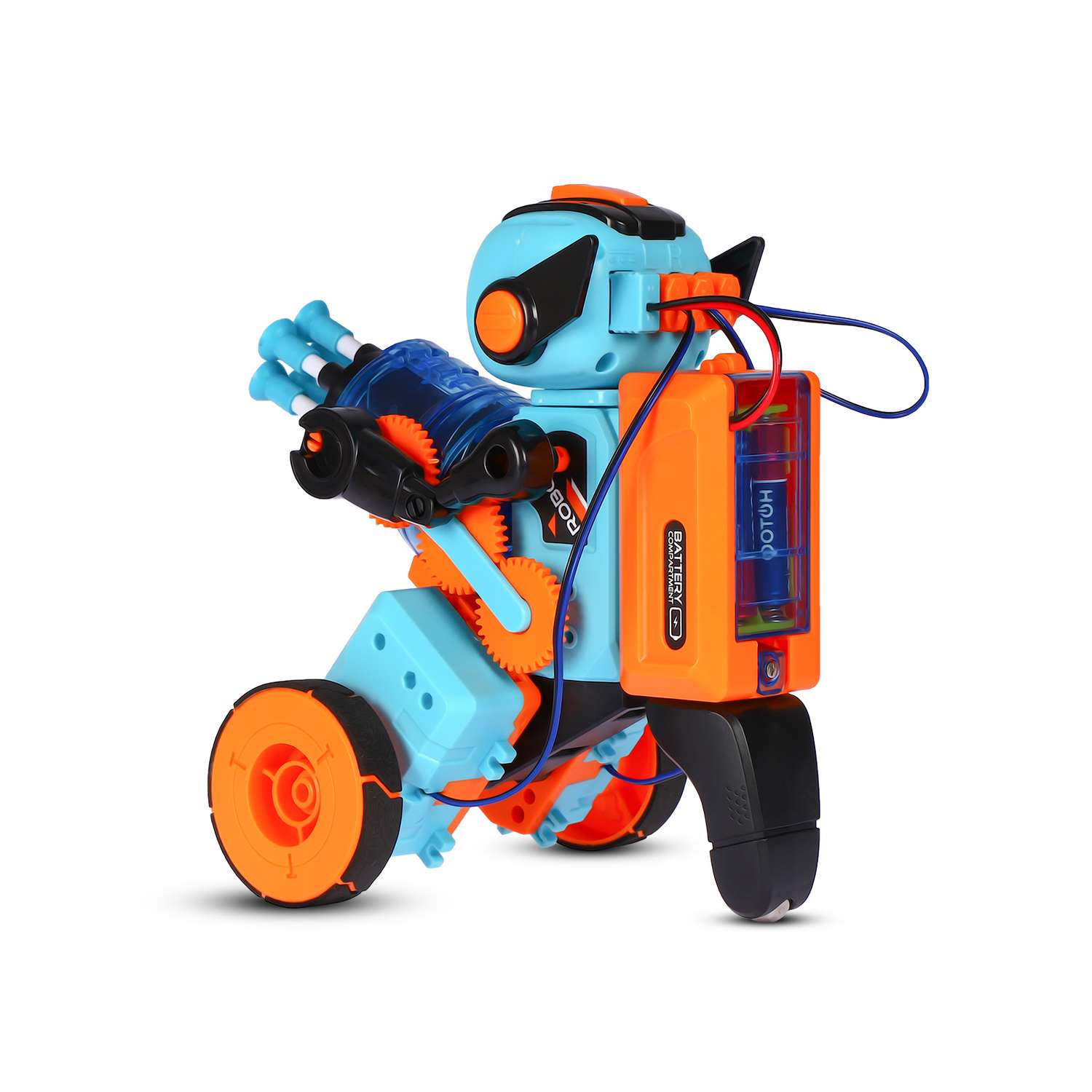 Робот-конструктор Smart Baby с пультом управления 3 в 1 220 деталей - фото 12