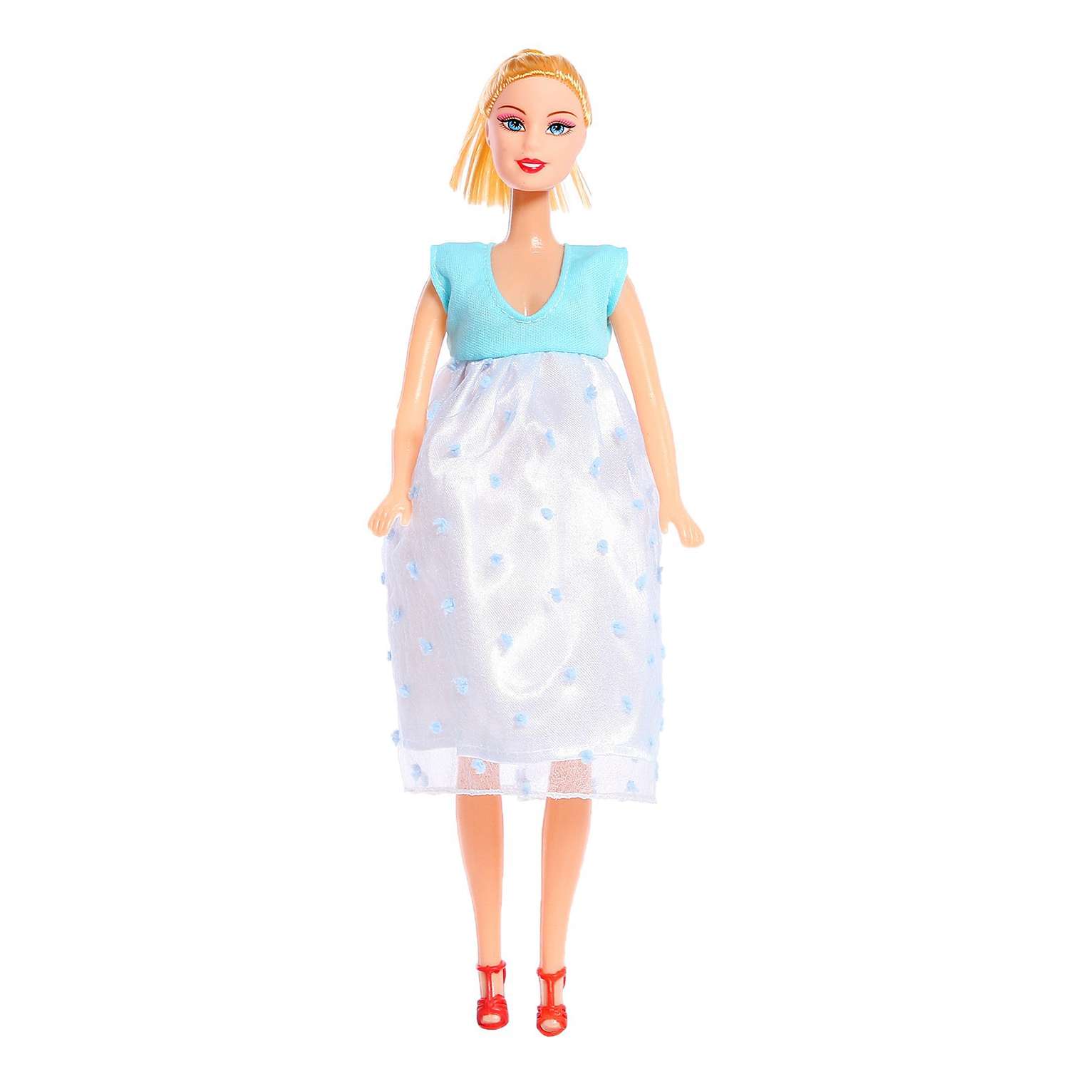Кукла-модель Sima-Land Беременная «Лиза» в платье 9253474 - фото 2