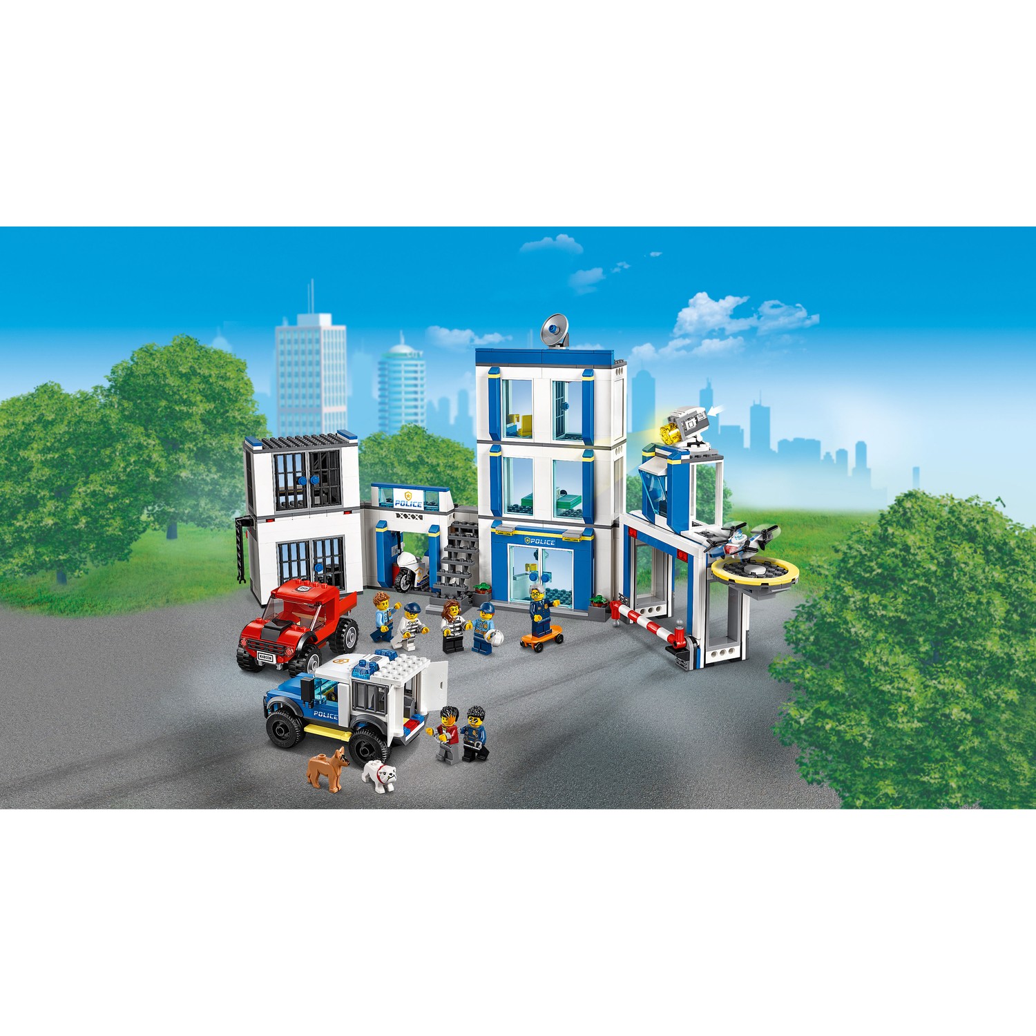 Конструктор LEGO City Police Полицейский участок 60246 - фото 10