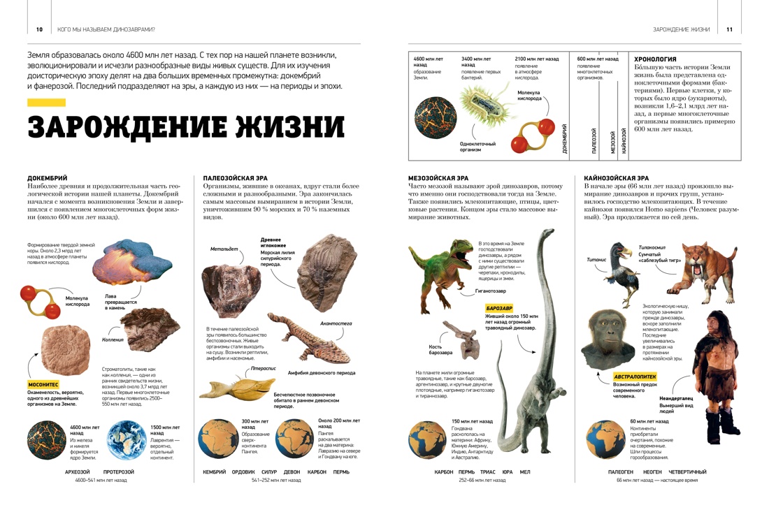 Книга Махаон Гигантская энциклопедия динозавров - фото 4