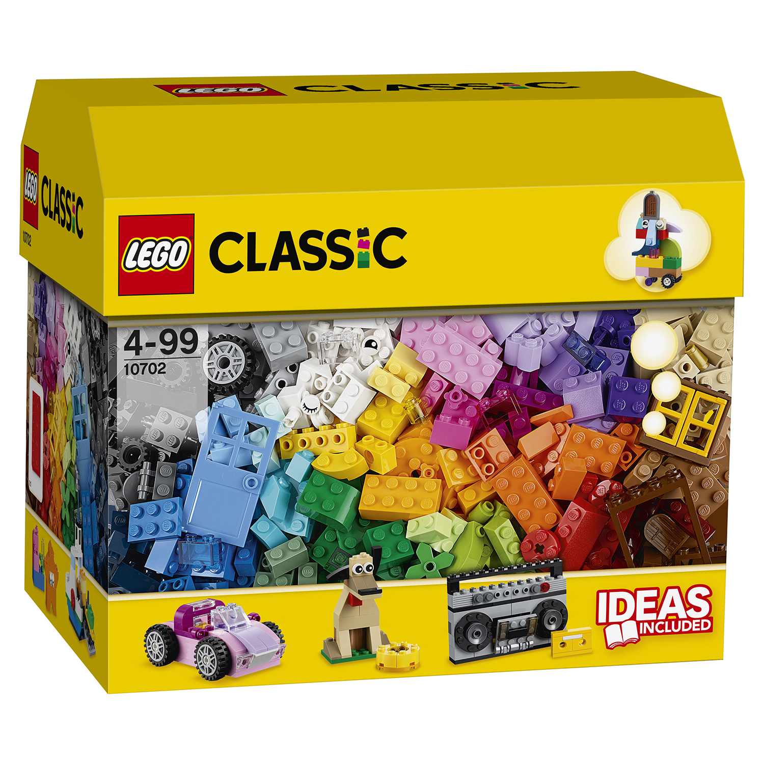 Конструктор LEGO Classic Набор кубиков для свободного конструирования  (10702) купить по цене 1999 ₽ в интернет-магазине Детский мир