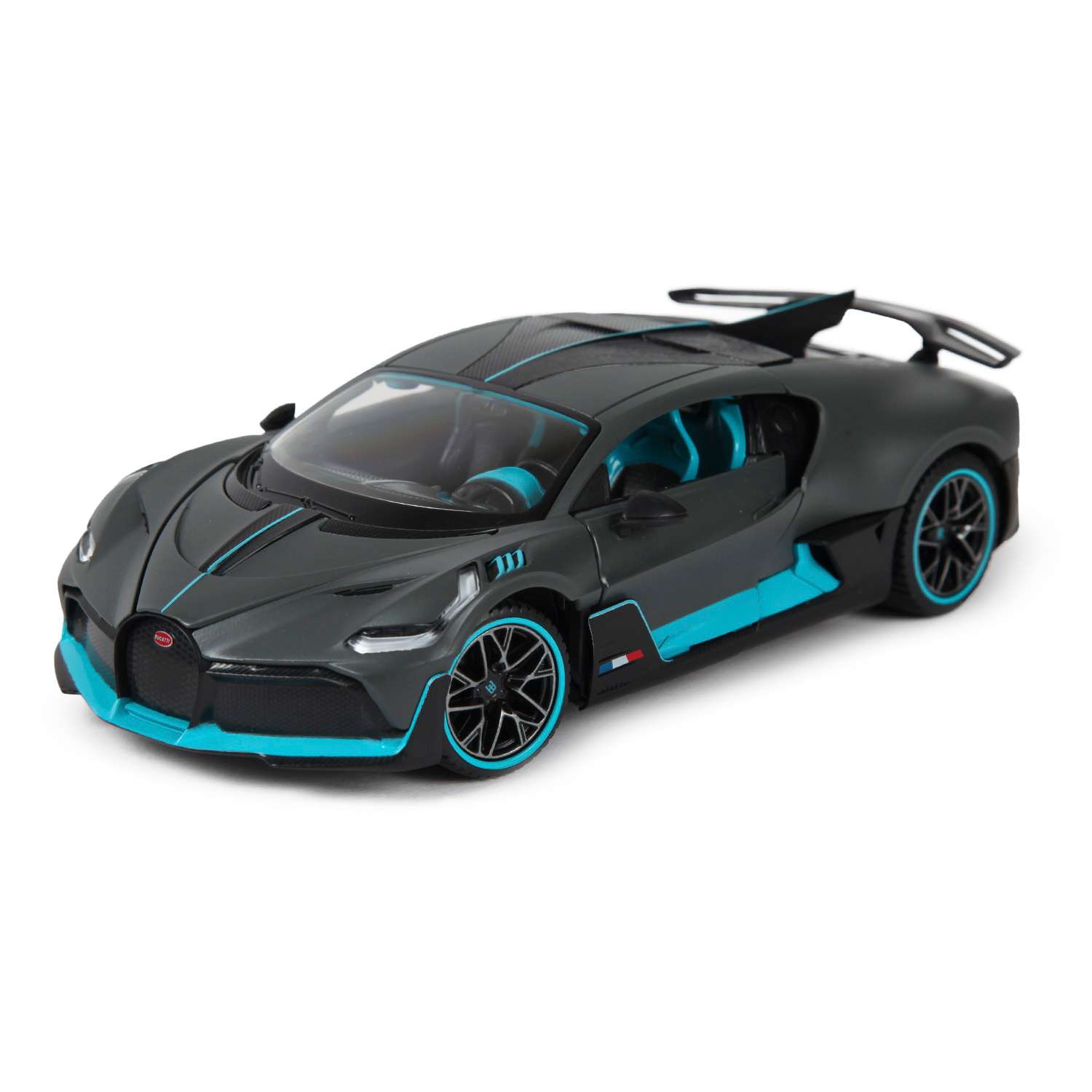 Автомобиль Rastar Bugatti Divo 1:24 без механизмов серый 63900 - фото 1