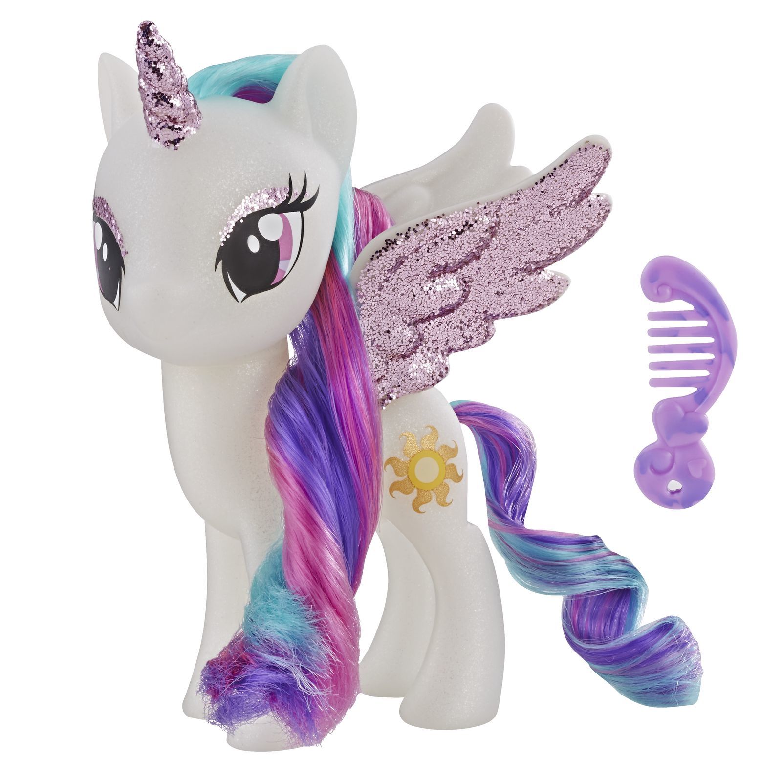 Игрушка My Little Pony Пони с разноцветными волосами Принцесса Селестия  E5964EU4 купить по цене 269 ₽ в интернет-магазине Детский мир