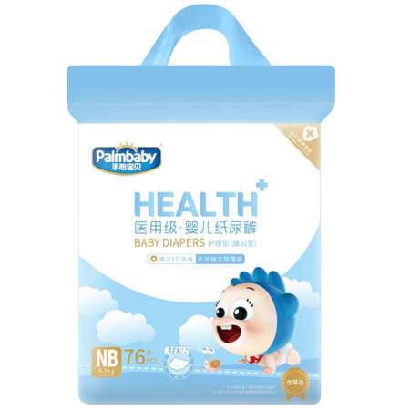 Подгузники Palmbaby HEALTH+ NB 76