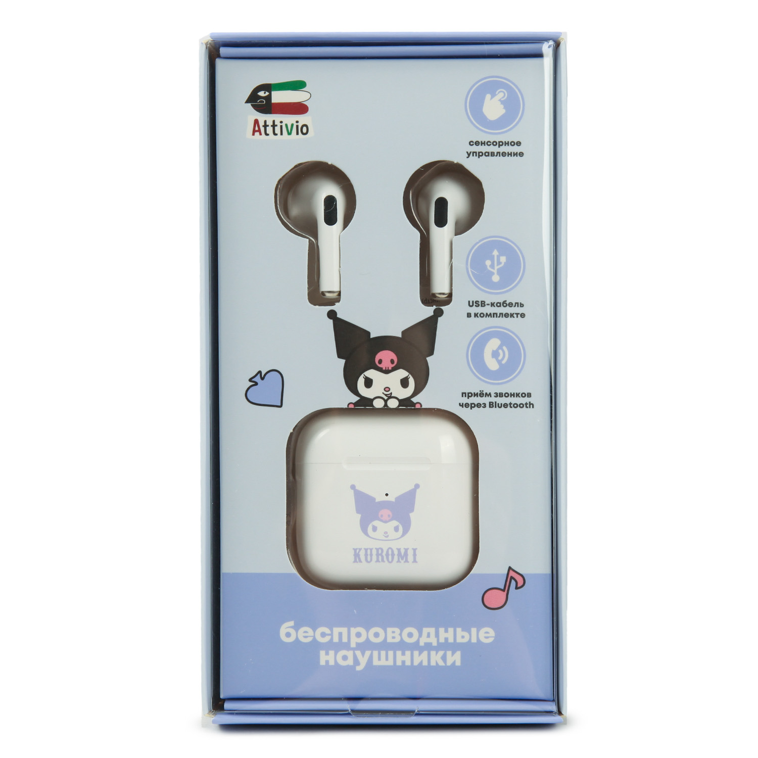 Наушники Kuromi Bluetooth KME243010 - фото 4