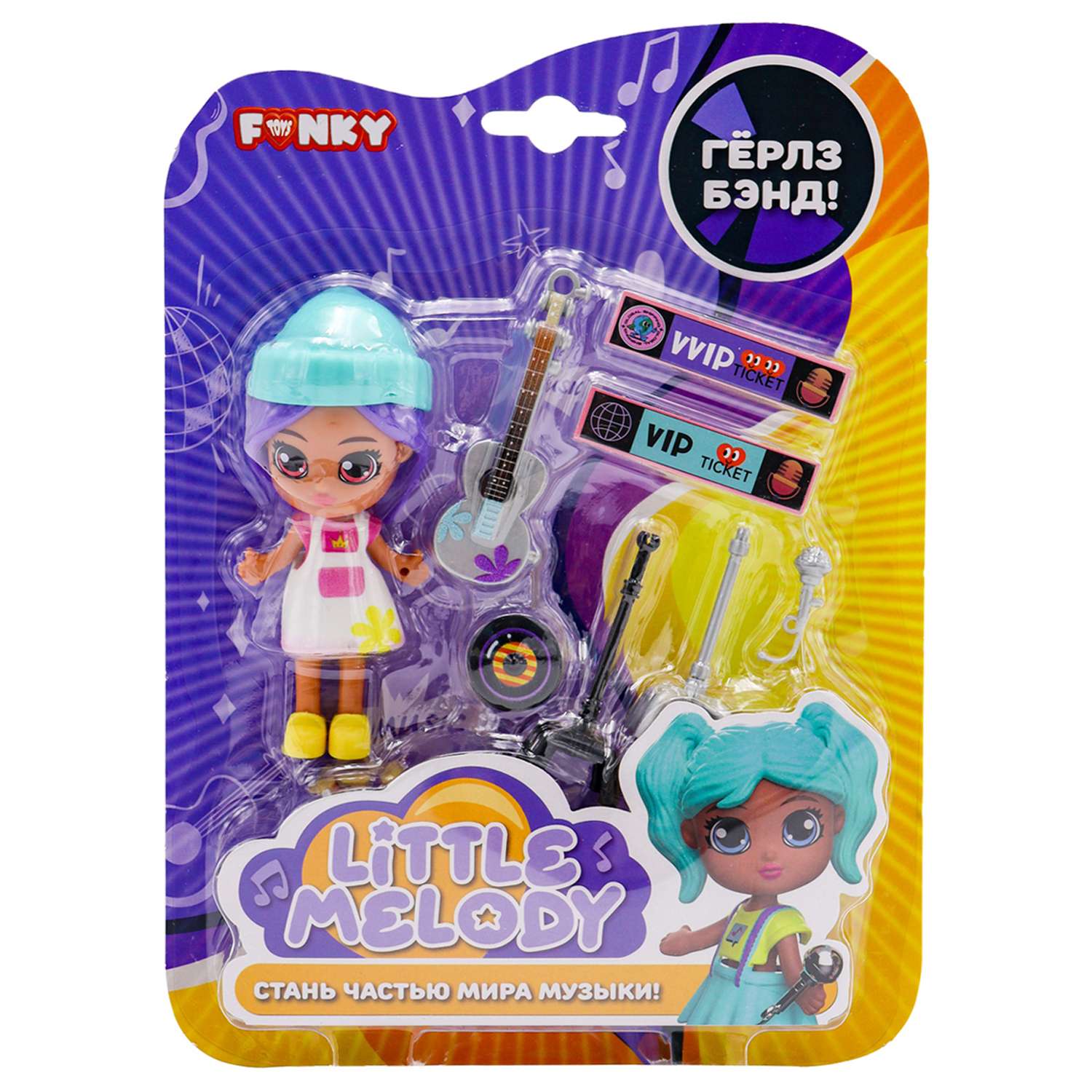 Набор игровой Funky Toys Кукла с музыкальными аксессуарами в ассортименте FTk0081441 FTk0081441 - фото 6