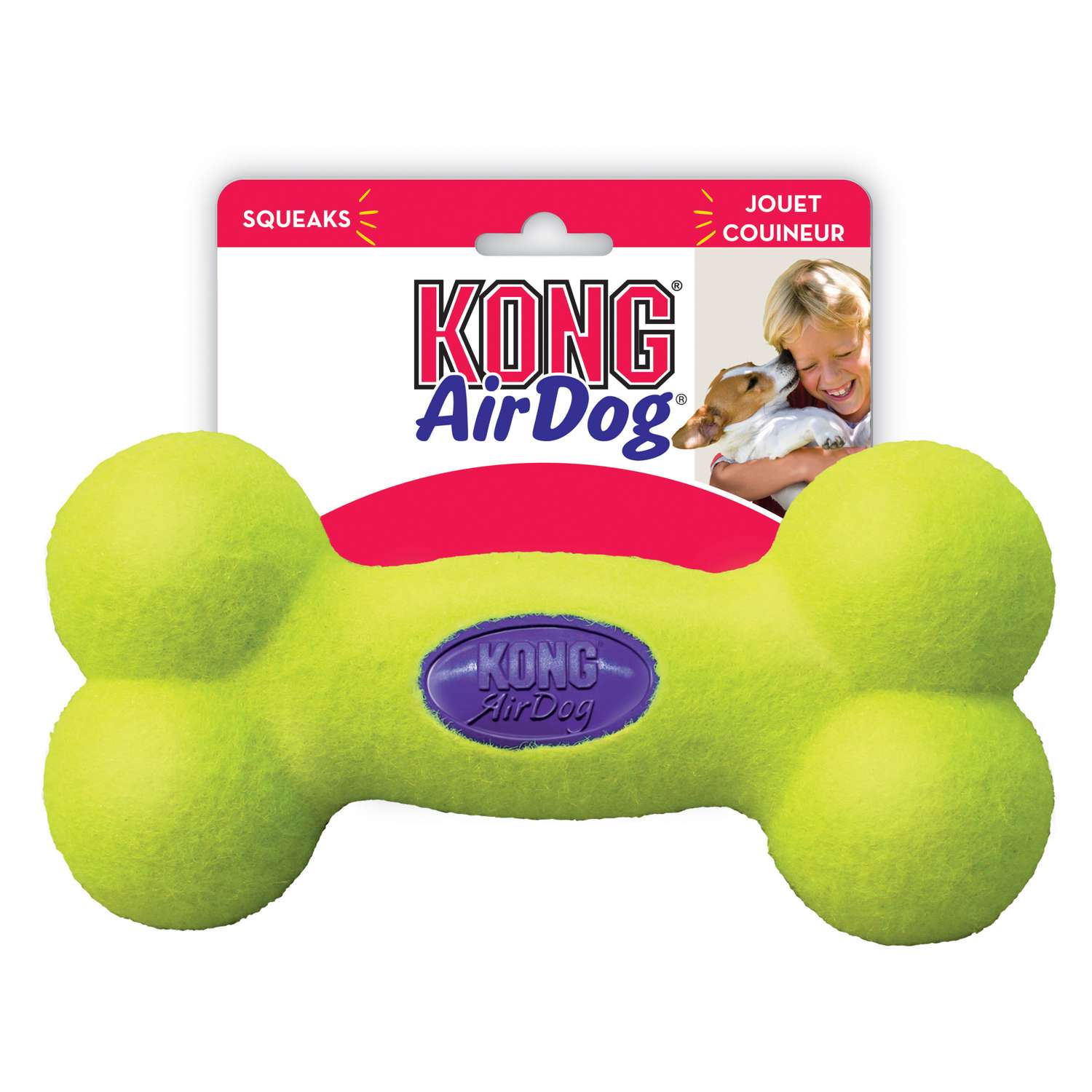 Игрушка для собак KONG Air Косточка маленькая ASB3 - фото 2