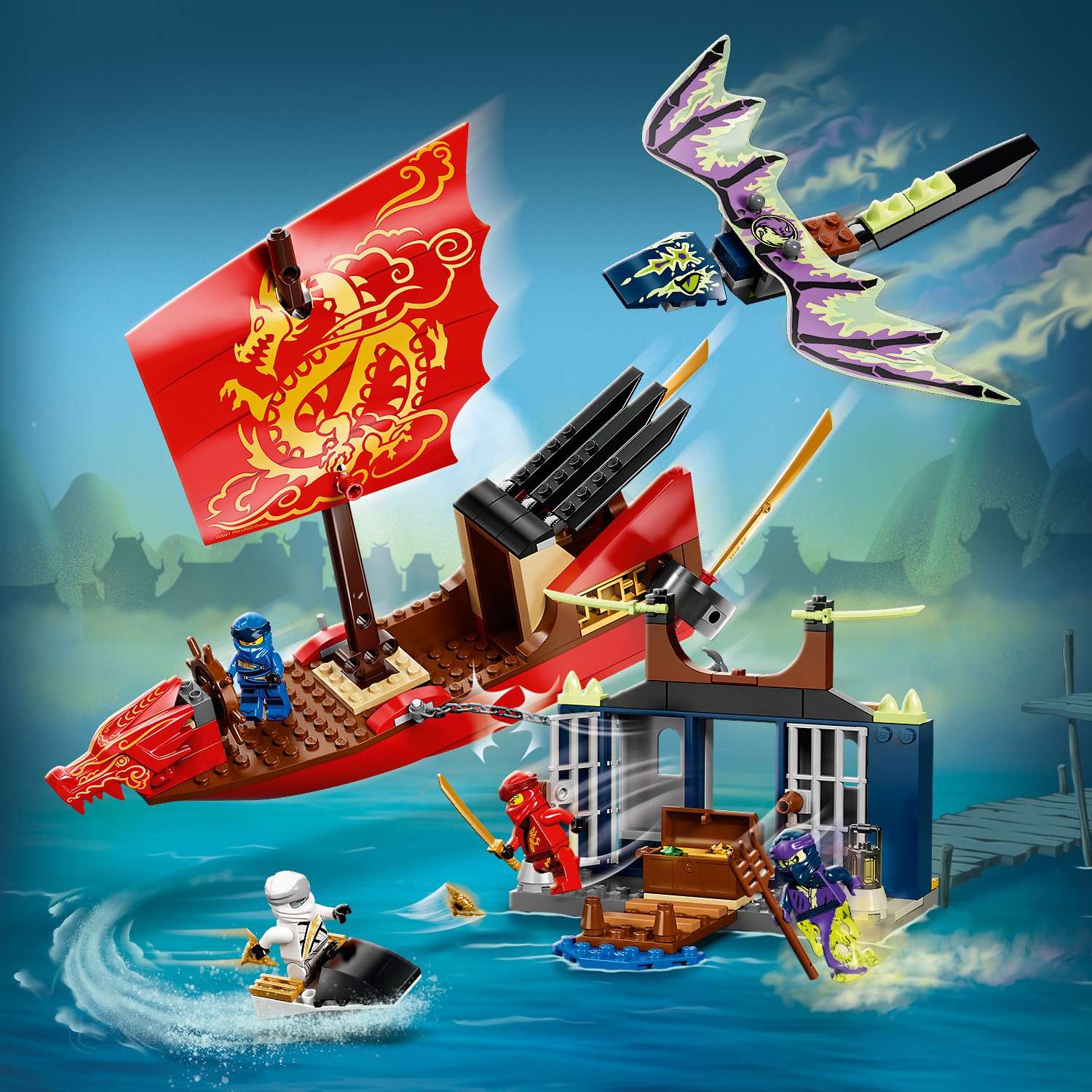 Конструктор LEGO Ninjago Дар Судьбы Решающая битва 71749 - фото 12