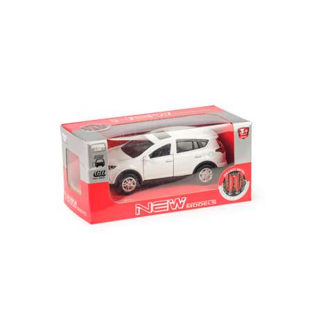 Игрушка HUADA Металлическая инерционная модель автомобиля Toyota Rav4 Белый