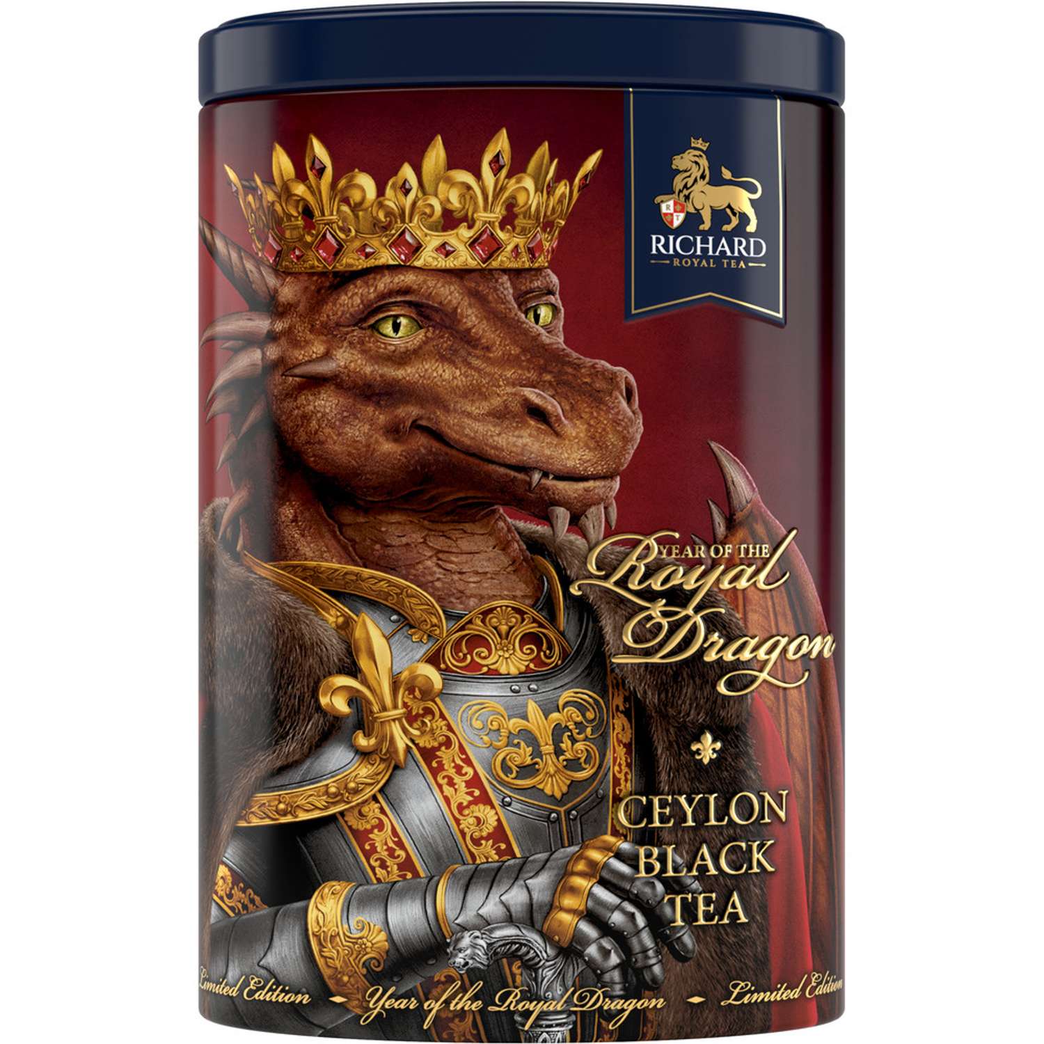 Чай подарочный Richard Year of the Royal Dragon Король чёрн лист круп 80г жесть - фото 3